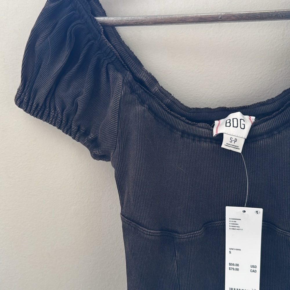 BDG RIBBED MINI DRESS